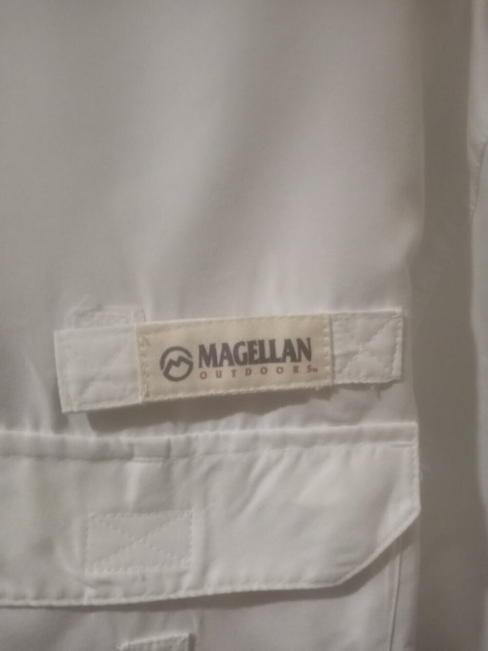 Magellan Outdoors Men's Shirt Lake Fork Americana Flag Relaxed Fit Fish Gear 3XL - Picture 4 of 13